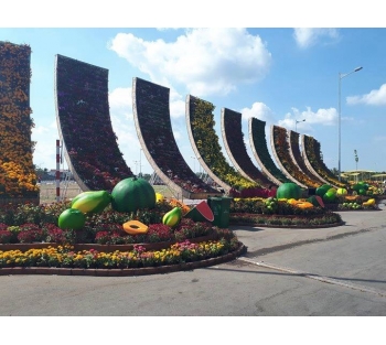 Trang trí đường hoa Tết Canh Tý